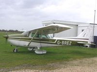 G-BREZ @ EGCL - Cessna 172 at Fenland - by Simon Palmer