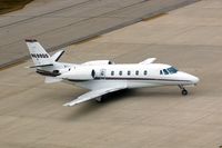 N688QS @ CID - Executive Jet 688 taxiing in to Landmark - by Glenn E. Chatfield