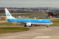 PH-BXI @ EGBB - KLM B737 taxies in at Birmingham (UK) - by Terry Fletcher