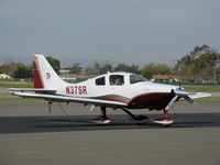 N37SR @ RHV - Look at this!  Brand new Cessna (ex-Lancair) LC41-550FG @ Reid-Hillview Airport, San Jose, CA - by Steve Nation