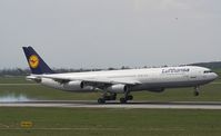 D-AIGI @ LOWW - Lufthansa  A340-311 named Worms - by Delta Kilo