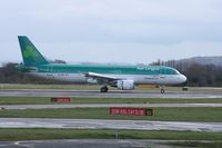 EI-DEN @ EGCC - Taken at Manchester Airport on a typical showery April day - by Steve Staunton