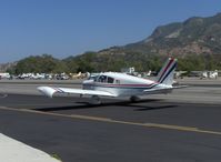 N5490W @ SZP - 1962 Piper PA-28-160 CHEROKEE, Lycoming O-320-B2B 160 Hp, taxi back to Rwy 22 - by Doug Robertson