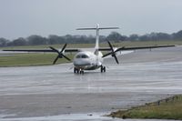 EI-REA @ EGCC - Taken at Manchester Airport on a typical showery April day - by Steve Staunton