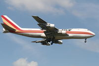 N747CK @ EBBR - flight K4207 is descending to rwy 02 - by Daniel Vanderauwera