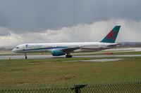 G-OOBA @ EGCC - Taken at Manchester Airport on a typical showery April day - by Steve Staunton