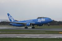 G-CZNA @ EGCC - Taken at Manchester Airport on a typical showery April day - by Steve Staunton