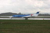 G-RJXD @ EGCC - Taken at Manchester Airport on a typical showery April day - by Steve Staunton