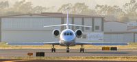 N856F @ KSBA - N856F Taxiing to runway 25 at KSBA - by Justin Kenny