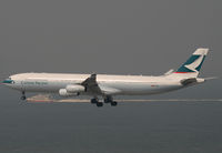 B-HXD @ VHHH - CATHAY 340 - by Kevin Murphy