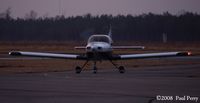 N662G @ PVG - Taxiing in, all lit up - by Paul Perry