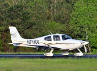N711CG @ 5W8 - Arriving runway 22 - by John W. Thomas