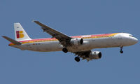 EC-HUI @ GCTS - Iberia A321 on the lunchtime arrival into Tenerife South from Madrid - by Terry Fletcher
