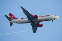 TC-TJD @ LEMG - Touristic Jet 737 11 miles out from Malaga - by Steve Hambleton
