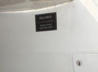 N7683B @ SZP - 1957 Bellanca 14-19-2 CRUISEMASTER, Continental O-470 upgrade, data plate - by Doug Robertson
