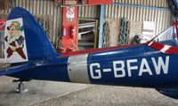 G-BFAW - Part of the Husband Bosworth Gliding Centre scene - by Terry Fletcher