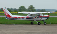 G-BFKF @ EGSF - Cessna FA152 at Peterborough Connington - by Terry Fletcher