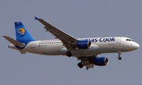 OO-TCH @ GCTS - Thos Cook (Belgium) A320 on finals to Tenerife South - by Terry Fletcher