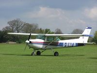 G-BNFR @ EGBK - Cessna 152 visiting Sywell - by Simon Palmer