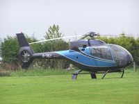 G-TBLY @ EGTB - Eurocopter parked at Booker - by Simon Palmer
