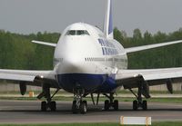 VP-BGY @ UUDD - Boeing 747-346 - by Sergey Riabsev