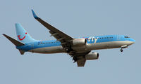 OO-VAS @ GCTS - TUI Belgium B737 on approach to Tenerife South - by Terry Fletcher