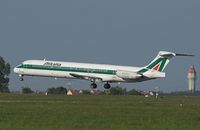 I-DACY @ LOWW - Alitalia   MD-82 - by Delta Kilo