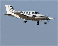 N990PC @ VGT - Zepp Air Cessna 414 - by Geoff Smith