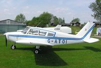 G-ATOI @ XBID - Cherokee 140 at Bickmarsh airfield - by Simon Palmer
