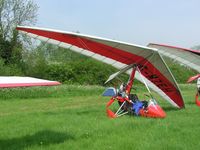 G-MZEH - Quantum microlight at Weston Underwood - by Simon Palmer