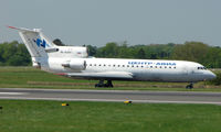 RA-42385 @ EGCC - The UEFA Cup Final (Soccer) in Manchester UK attracted a number of Airliners and Bizjet visitors - by Terry Fletcher