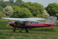 G-WYLE @ EGLG - 1. G-WYLE Coyote 11 Microlight visiting Panshanger Airfield - by Eric.Fishwick