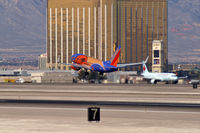 N224WN @ KLAS - Southwest Airlines - 'Slam Dunk' / 2005 Boeing 737-7H4 - by Brad Campbell