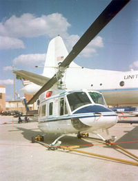 N61RF @ KMCF - NOAA Bell 212 on display at the 2000 MacDill AirFest - by George A.Arana