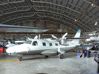 N260CB @ FTW - At Meacham Field - in the Vintage Flying Museum hanger