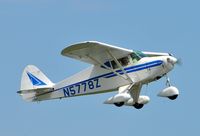 N5778Z @ 5W8 - Departing runway 22 - by John W. Thomas