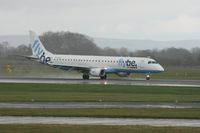 G-FBEB @ EGCC - Taken at Manchester Airport on a typical showery April day - by Steve Staunton