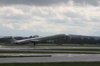HB-JIB @ EGCC - Taken at Manchester Airport on a typical showery April day - by Steve Staunton