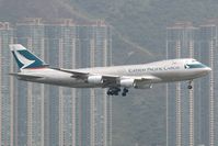 B-HUO @ VHHH - Cathay Pacific Cargo 747-400