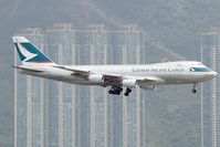 B-HVX @ VHHH - Cathay Pacific Cargo 747-200
