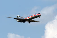N496AA @ DFW - American Airlines landing at DFW - by Zane Adams