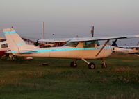 N8684G @ F69 - 1966 Cessna 150F, c/n 15062784, Amazing sunset colors on this Air Park resident - by Timothy Aanerud