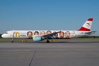OE-LBC @ VIE - Austrian Airlines Airbus 321 in Mc Donalds colors - by Yakfreak - VAP