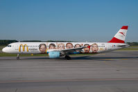 OE-LBC @ VIE - Austrian Airlines Airbus 321 in Mc Donalds colors - by Yakfreak - VAP