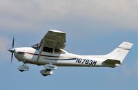 N1783M @ 5W8 - Departing runway 4 - by John W. Thomas