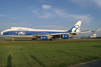 VP-BIM @ LNZ - Air Bridge Cargo Boeing 747-400 - by Thomas Ramgraber-VAP
