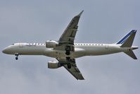 F-HBLB @ LFSB - Embraer ERJ-190 landing on rwy 34 - by runway16