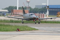 LX-JFL @ EBBR - parked on General Aviation apron (Abelag) - by Daniel Vanderauwera