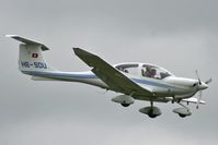 HB-SDU @ LFSB - Diamond Aircraft DA40 landing on rwy 16 - by runway16