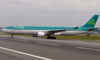 EI-JFK @ JFK - Aer Lingus A330 lands next to my flight at New York JFK - by Terry Fletcher
